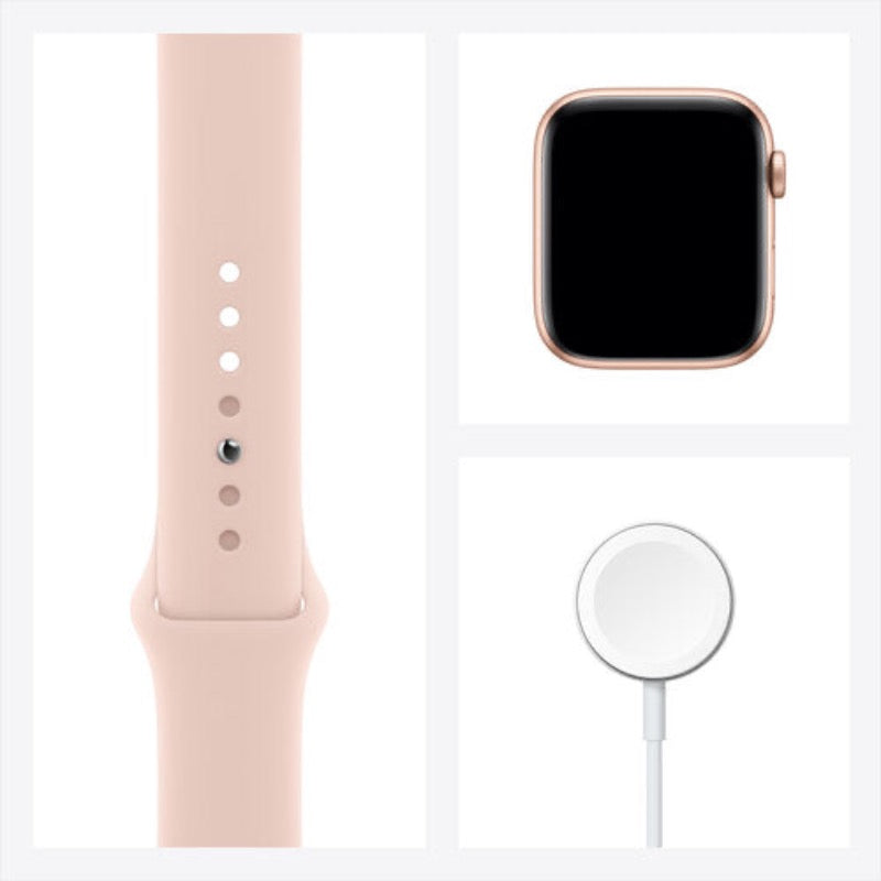 Apple Watch SE (GPS, 44mm, Gold Aluminum, Pink Sand Sport Band) Apple Watch SE (GPS, 44mm, Gold Aluminum, Pink Sand Sport Band)